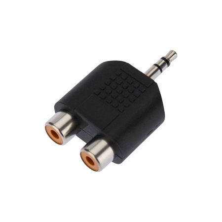 Переходник Audio Jack 3.5 штекер стерео - RCA двойное гнездо
