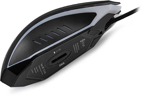 Игровая мышь USB Oklick 896G оптическая, 12800dpi, 5кн, Black