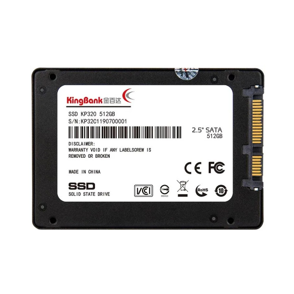 SSD-накопитель 512Гб Kingbank KP320 [K5.02.FSL1512401](3D NAND, 500/460 Мб/с)