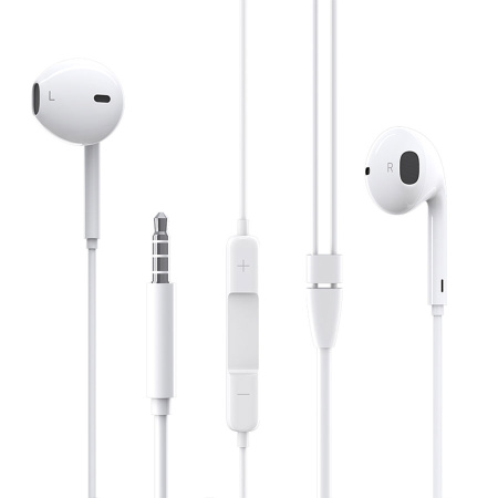 Гарнитура проводная BOROFONE BM30 вставные, кабель 1.2м, белый