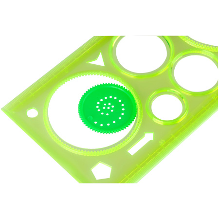 Линейка-спирограф 20 см СТАММ (СГ-31347)