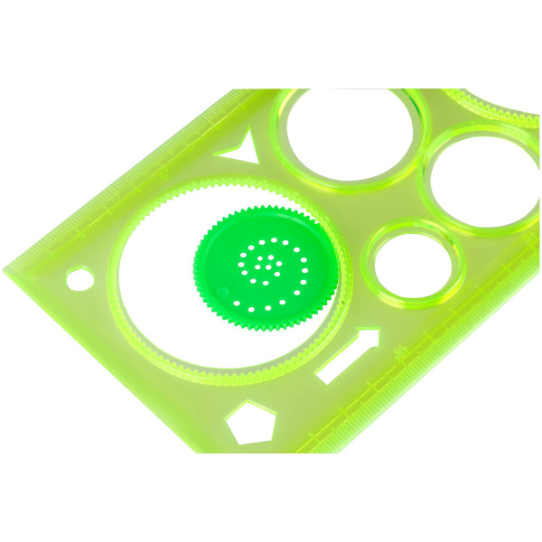 Линейка-спирограф 20 см СТАММ (СГ-31347)