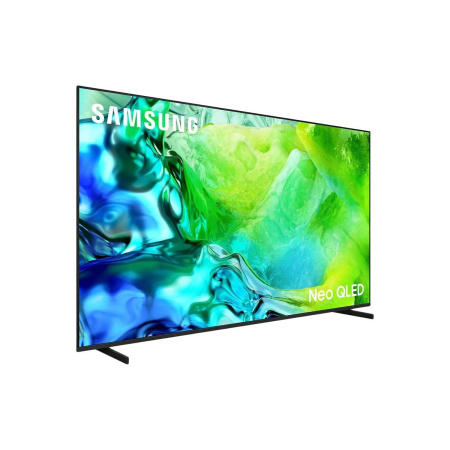 Телевизор ЖК 75'' Samsung/ 75", NeoQLED, Ultra HD, Tizen Smart TV, 120Hz (Up to 144Hz), Wi-Fi, Voice, DVB-T2/C/S2, Bluetooth, CI+(1.4), FreeSync Premium PRO, 2.0ch 30W, OTS Lite, 4HDMI, 2USB, BT Remote TM2280B , Titan BLACK 2026