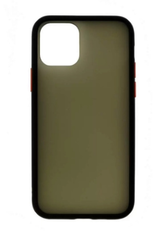 Накладка для iPhone 11 Pro ZIBELINO Plastic c перфорацией (Черный)