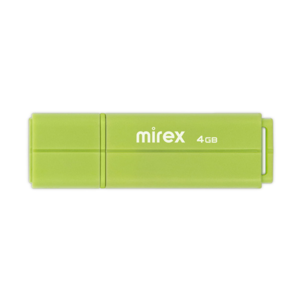 Флеш-накопитель USB2.0 4Gb Mirex Line (13600-FMULGN04) зеленый