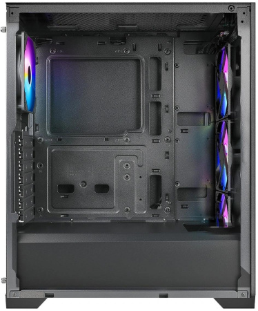 Корпус Azza AEROHEX черный без БП ATX 6x120mm 2x140mm 1xUSB2.0 1xUSB3.0 audio bott PSU