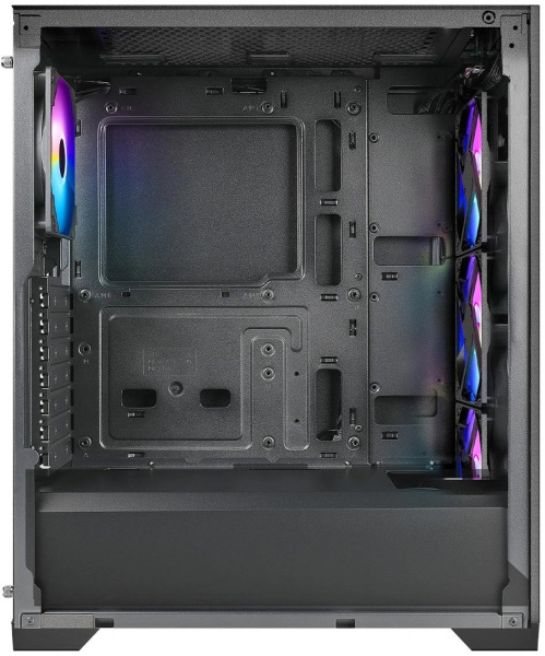 Корпус Azza AEROHEX черный без БП ATX 6x120mm 2x140mm 1xUSB2.0 1xUSB3.0 audio bott PSU