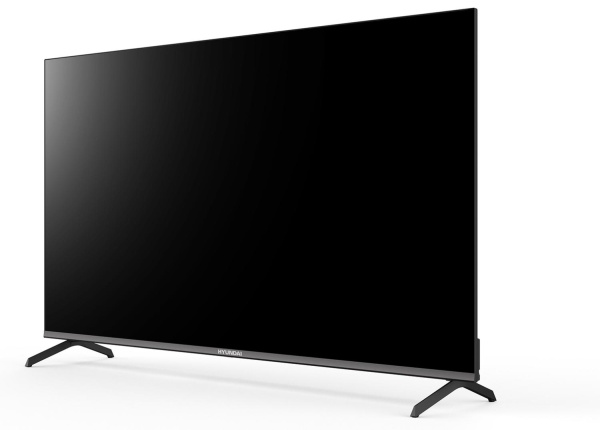 Телевизор LED Hyundai 50" H-LED50BU7006 Android TV Frameless Metal черный 4K Ultra HD 60Hz DVB-T2 DVB-C DVB-S DVB-S2 USB WiFi Smart TV