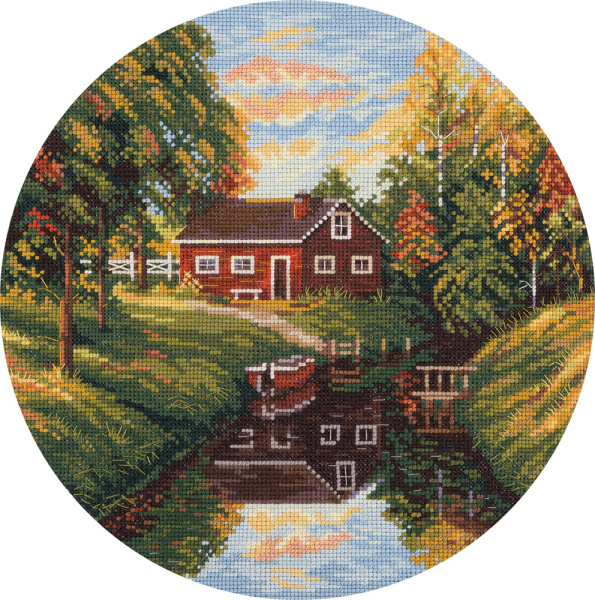 Набор для вышивания "PANNA" PS-1962 "Прозрачная осень" 24 х 24 см