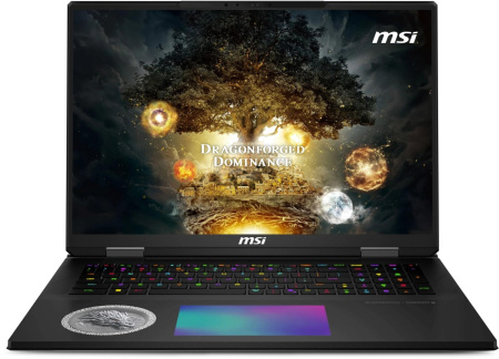 Ноутбук MSI Titan Dragon Edition 18 HX A2WJ-1251RU Core Ultra 9 290HX Plus 96Gb SSD4Tb NVIDIA GeForce RTX 5090 24Gb 18" IPS UHD+ (3840x2400) Windows 11 black WiFi BT Cam (9S7-1824D6-1251)