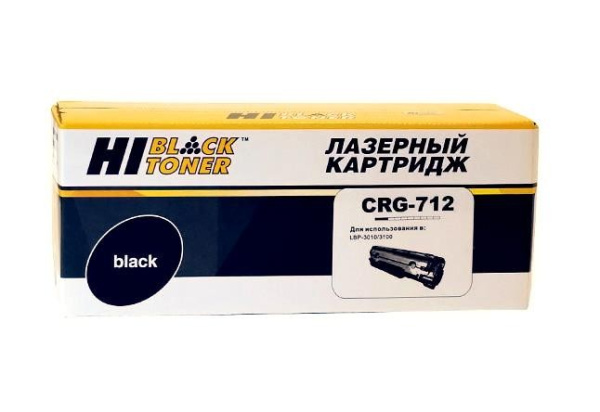 Картридж_лазерный Hi-Black HB-CRG-712 для Canon LBP 3010/3100 Черный (2000 стр)