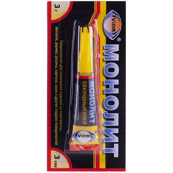 Клей Aviora "Монолит", 3г. моментальный 403-001