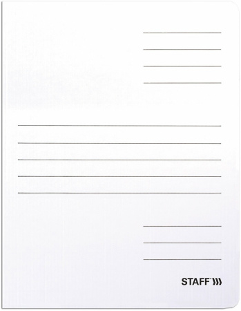 Скоросшиватель картонный STAFF 30мм, до 300 л, (128991)