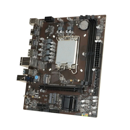 Мат.плата S1700 H610 BaseTech H610M-K (mATX,2DDR4,2M.2,PCI-E16,PCI-E,3SATA3,2HDMI,DP,PC3200,M.2 для WiFi)(BT-H610M-K)