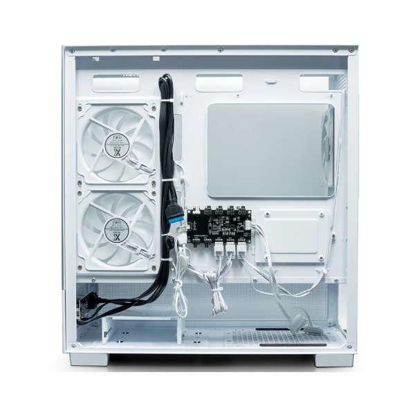 Корпус mATX Б_БП XASTRA Q500M 3ARGB-C10 White (USB3.0,Audio,белый,3х120мм ARGB,ARGB+PWM HUB 10port,CPU Cooler до 160мм, VGA до 405мм,"аквариум")[Q500M