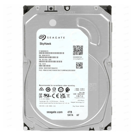 Жесткий диск HDD 4,0Tb Seagate ST4000VX015 Skyhawk 5400,256Mb