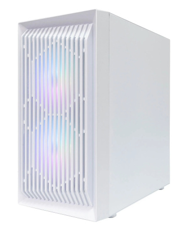Корпус mATX Б_БП 1STPLAYER BLACK.SIR BS-2 ARGB White (USB3.0, Audio, 3x120mm ARGB,белый)[BS-2-WH-3F7-W]