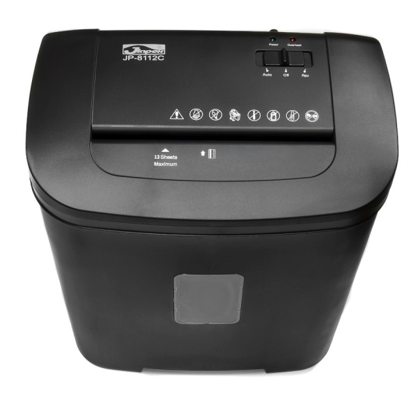 Уничтожитель документов Jinpex JP-8112C (4,0x35мм, 7лст, 20л.)  9414