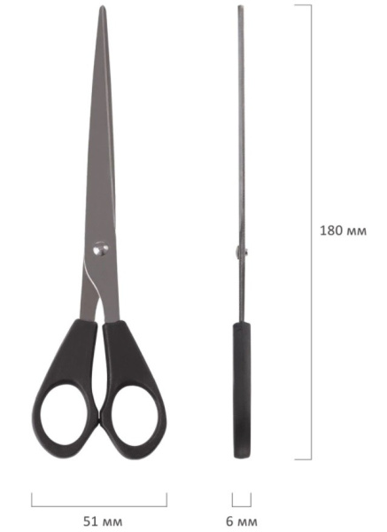 Ножницы 18см. STAFF "Basic" (236939)