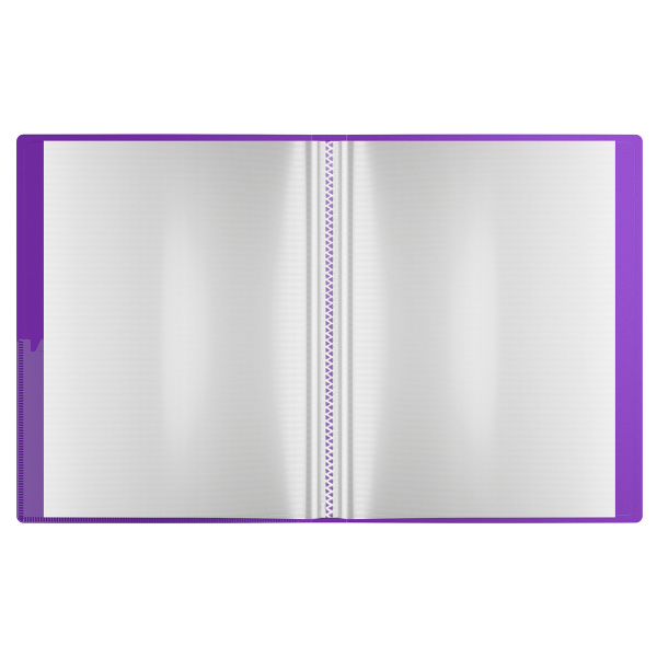 Папка с 40 вкл. BERLINGO "Your Way" 600мкм. фиолетовый (DB4_40894)