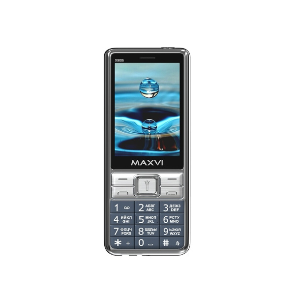 Сотовый Maxvi X900i Marengo 2sim/2.8"/320*240/microSD/1.3МП/Bt/1800мАч/моноблок