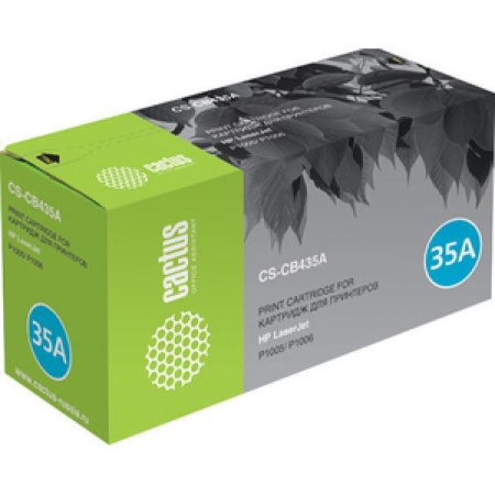 Картридж_лазерный Cactus CS-CB435AS (CB435A) для HP Laser Jet P1005/P1006 черный (1500 стр) Картридж_лазерный Cactus CS-CB435AS (CB435A) для HP Laser Jet P1005/P1006 черный (1500 стр)