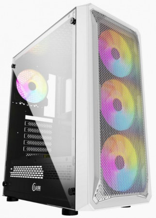 Корпус ATX Б_БП Powercase Mistral Z4 White (USB3.0, Audio, WN, LED, белый)[CMIZW-L4]