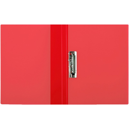 Папка с боковым прижимом BERLINGO "Diamond", 17мм, 700мкм, красная (ACp_01003)