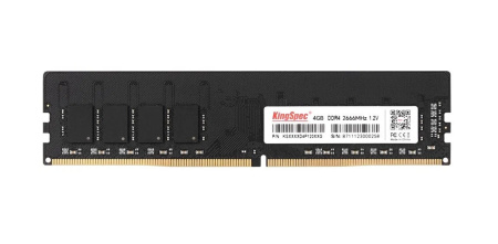Модуль памяти DIMM DDR4 4Гб 2666МГц Kingspec (KS2666D4P12004G) CL19