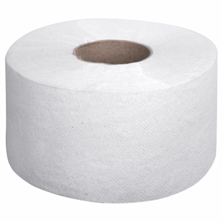 Туалетная бумага  ЛЮБАША (T2), 200м, 1-сл, цвет серый (129571)