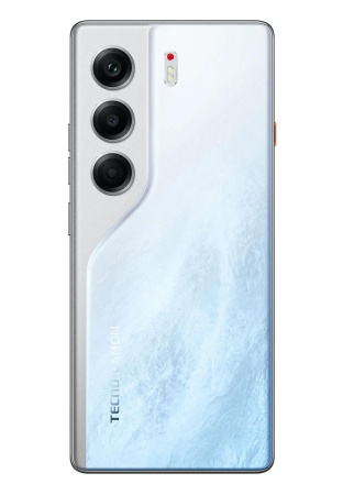 Смартфон Tecno Camon 40 8Гб 256Гб Glacier White 6.78", AMOLED, 2436*1080, 2*2.2+6*2ГГц, 50+8Мп, 32Мп, 4G, NFC, 5200мАч, And 15