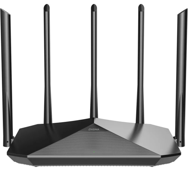 Маршрутизатор Digma DWR-AX1501 AX1500 802.11n/ac/ax 1201+300_Mbps 2.4 /5/6 Ггц 3xLANx1000_Mbps