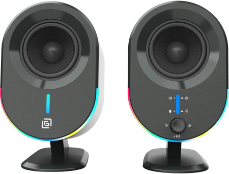 Актив.колонки 2.0 Оклик OK-303A 20Вт,питание от сети, Bluetooth, черный