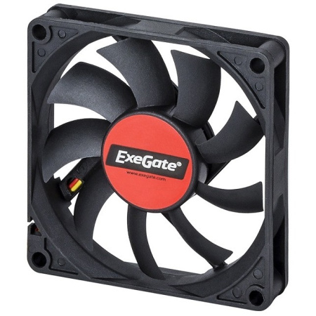 Кулер в корпус 80x80x15 Exegate ES08015S3P (sleeve,1600rpm, 3pin)