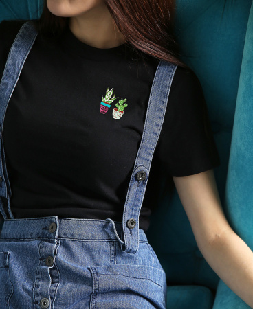 Набор для вышивания "PANNA" "Живаякартина" JK-2208 "Суккулент и кактус" 3 х 6 см