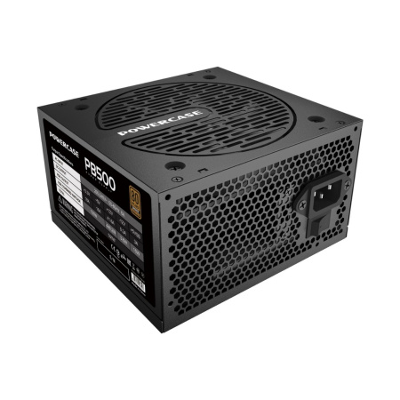 Блок питания 500Вт Powercase PB500 (APFC,120мм,2PCI,6SATA,80+Bronze)[PS-500B-DC]