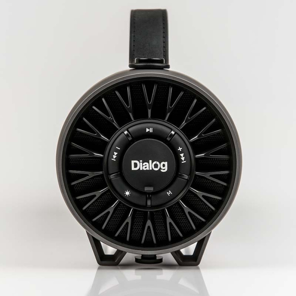 Портативная колонка Dialog AP-1010 Bluetooth, 12Вт вход FM+USB+SD, RGB подсветка