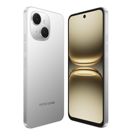 Смартфон Tecno SPARK 40C 8Гб 128Гб TITANIUM GREY 6.67", IPS, 1600*720, 6*1.7+2ГГц, 13Мп, 8Мп, 4G, NFC, 6000мАч, And 15