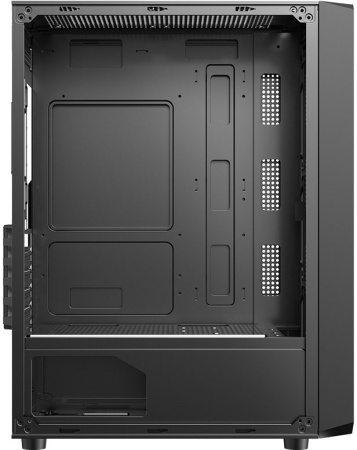 Корпус mATX Б_БП 1STPLAYER FD3-M Black (USB, Audio, 4x120mm LED, черный)