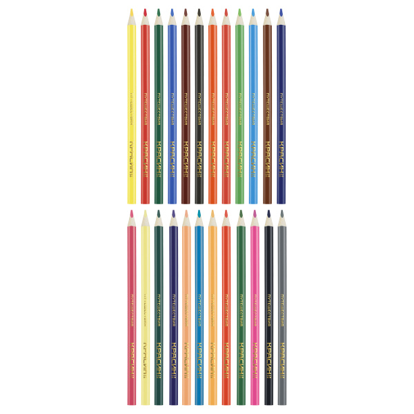 Карандаши 24цв. Красин "Путешествия" (КР-240800)