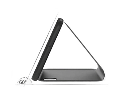 Чехол-книжка для iPhone 12/12 Pro ZIBELINO Clear View (ZCV-APL-12PRO-BLK) черный