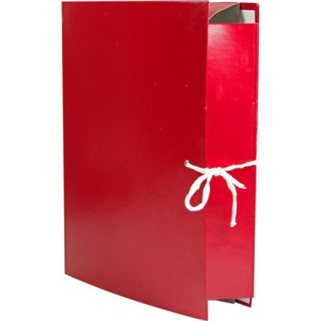 Короб архивный 8см. OfficeSpace с 4 завязками, ассорти (A-PAV08_362)