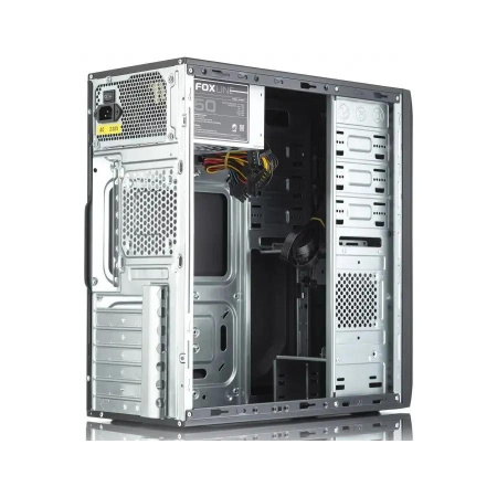 Корпус ATX Б_БП Foxline FL-815 (2*USB2.0, Audio, черный)