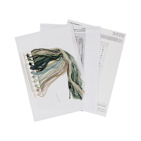 Набор для вышивания "PANNA" C-7281 "Эвкалипт" 30 х 21 см