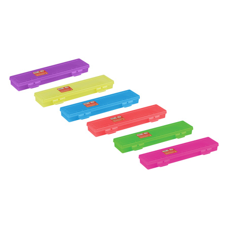 Пенал-футляр для кистей Гамма, 350*90*35мм, пластик, ассорти (10122046)