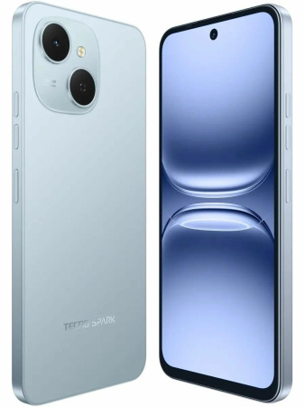 Смартфон Tecno SPARK 40C 8Гб 128Гб Ripple Blue 6.67", IPS, 1600*720, 6*1.7+2ГГц, 13Мп, 8Мп, 4G, NFC, 6000мАч, And 15
