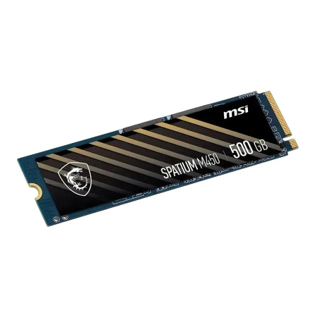 SSD-накопитель M.2 500Гб MSI SPATIUM M450 V1 [S78-440K380-P83] (TLC 3D NAND,NVMe,3000/2000 Мб/с)