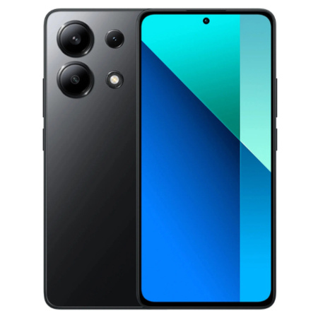 Смартфон Xiaomi Redmi Note 13 8Гб 256Гб Midnight Black 6.67", AMOLED, 2400*1080, 4*2.8+4*1.9ГГц, 108+8+2Мп, 16Мп, NFC, 5000мАч, And13