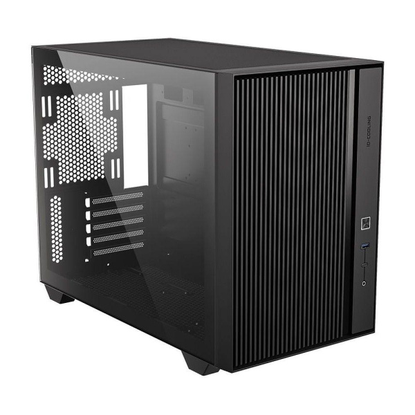 Корпус Case ID-Cooling FLOW 500 Black mATX/ win TG/no fan/ Gen2 Type C/ CPU180mm/ GPU 403mm/ no PSU