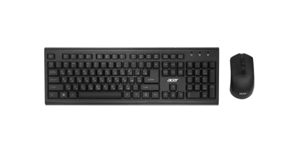 Беспроводной комплект Acer OKR120 радиус действия до 10м, черный (ZL.KBDEE.007)